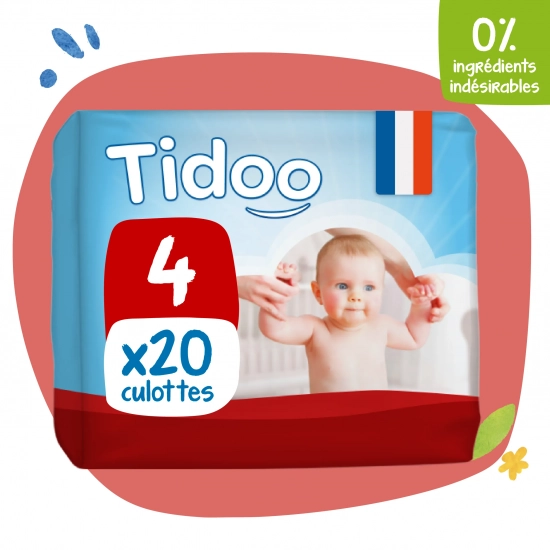 Culottes d'apprentissage Ecologiques made in France - Tidoo