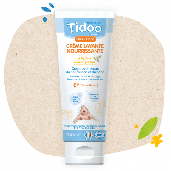 Gel Lavant Ultra-Doux Bébé Tidoo - Produit Toilette Soin Bébé Bio