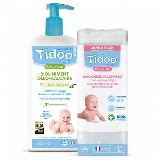 Kit Liniment Et Cotons Bio Pour Le Change De Bebe Tidoo Kit Liniment Et Cotons Bio Pour Le Change De Bebe Tidoo