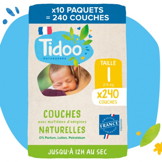 Abonnement Couches Écologiques Tidoo Nature
