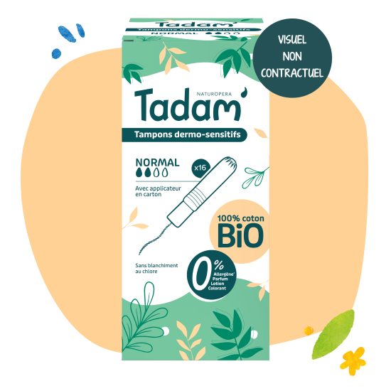 Tampons dermo-sensitifs avec applicateur