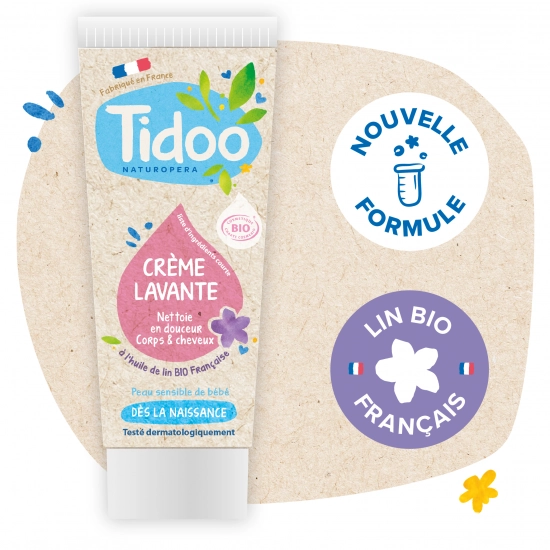 Crème lavante nourrissante bio