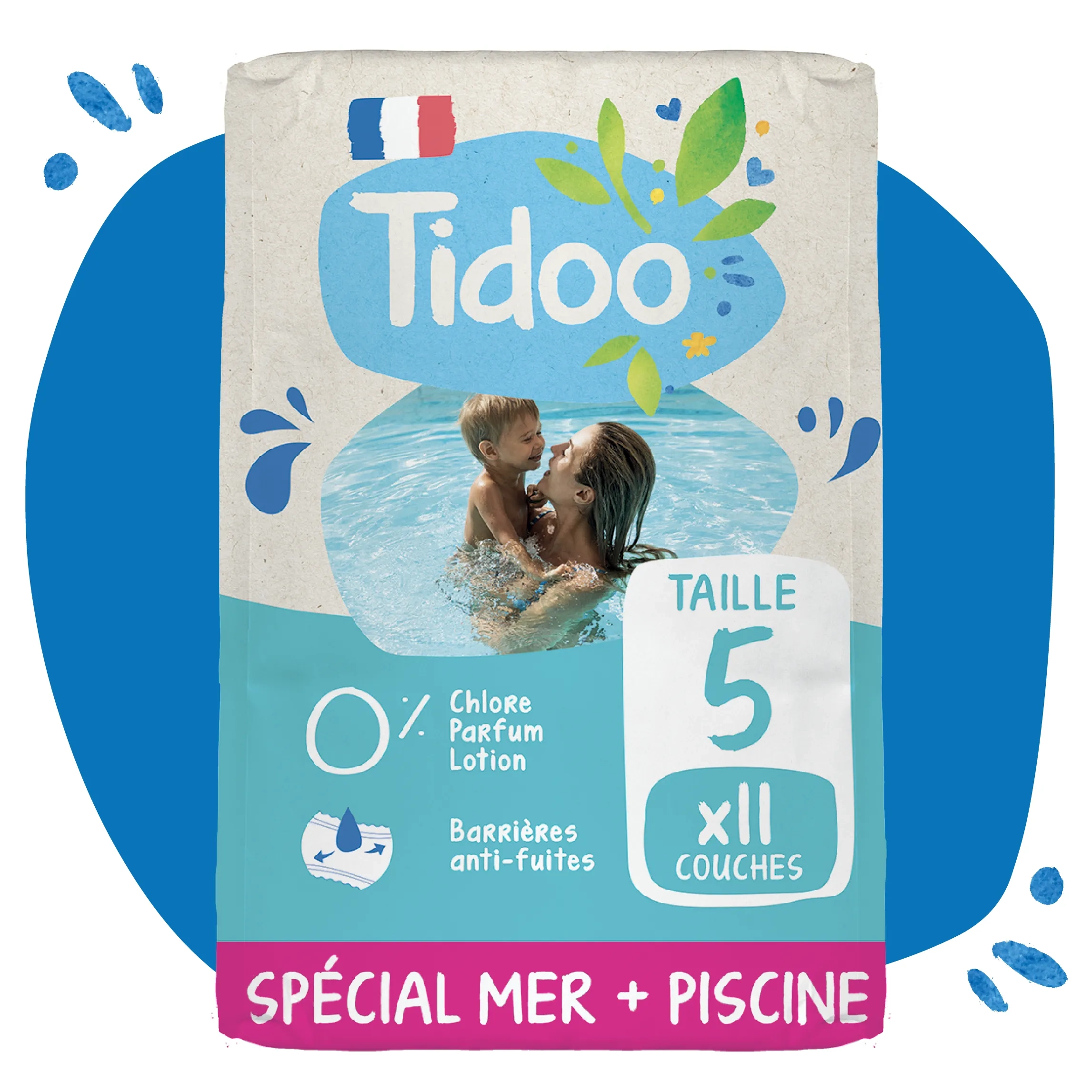 Maillot couche bébé piscine et mer - Les Petits Protégés