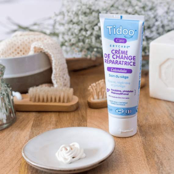 Tidoo - Crème réparatrice bio pour le change 75g